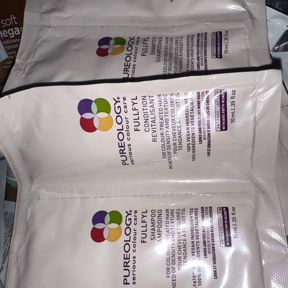 Pureology Fullfyl packs travel shampoo conditioner volume